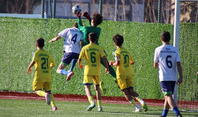 Rize Belediyespor U17 tek golle galip bitirdi