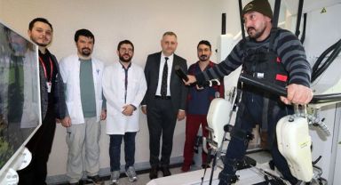 Rize'de Robotik Rehabilitasyon Cihazı ile tedavi uygulanıyor