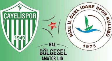 Çayelispor ve Rize Özel İdarespor 2. devreye başlıyor