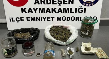 Ardeşen'de uyuşturucu taciri 1 kişi tutuklandı