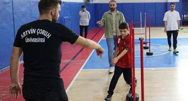 Artvin'de geleceğin şampiyonları keşfediliyor