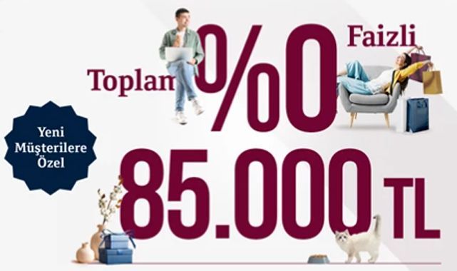 QNB'den Yeni Müşterilere 85.000 TL’ye Varan %0 Faizli Nakit Fırsatı!